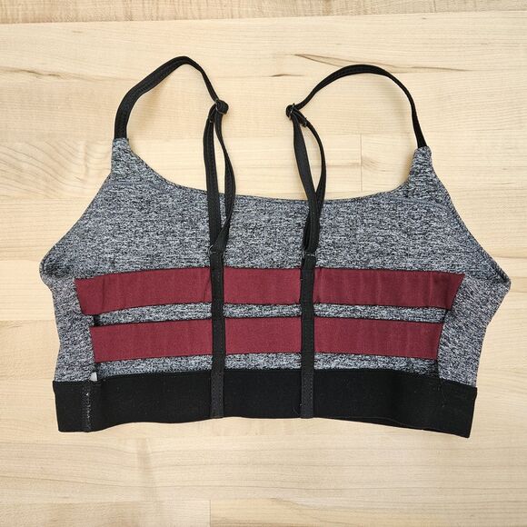 Zoozatz FSU Florida State Seminoles Women's Logo Sports Bra Size Small Black - Picture 3 of 6